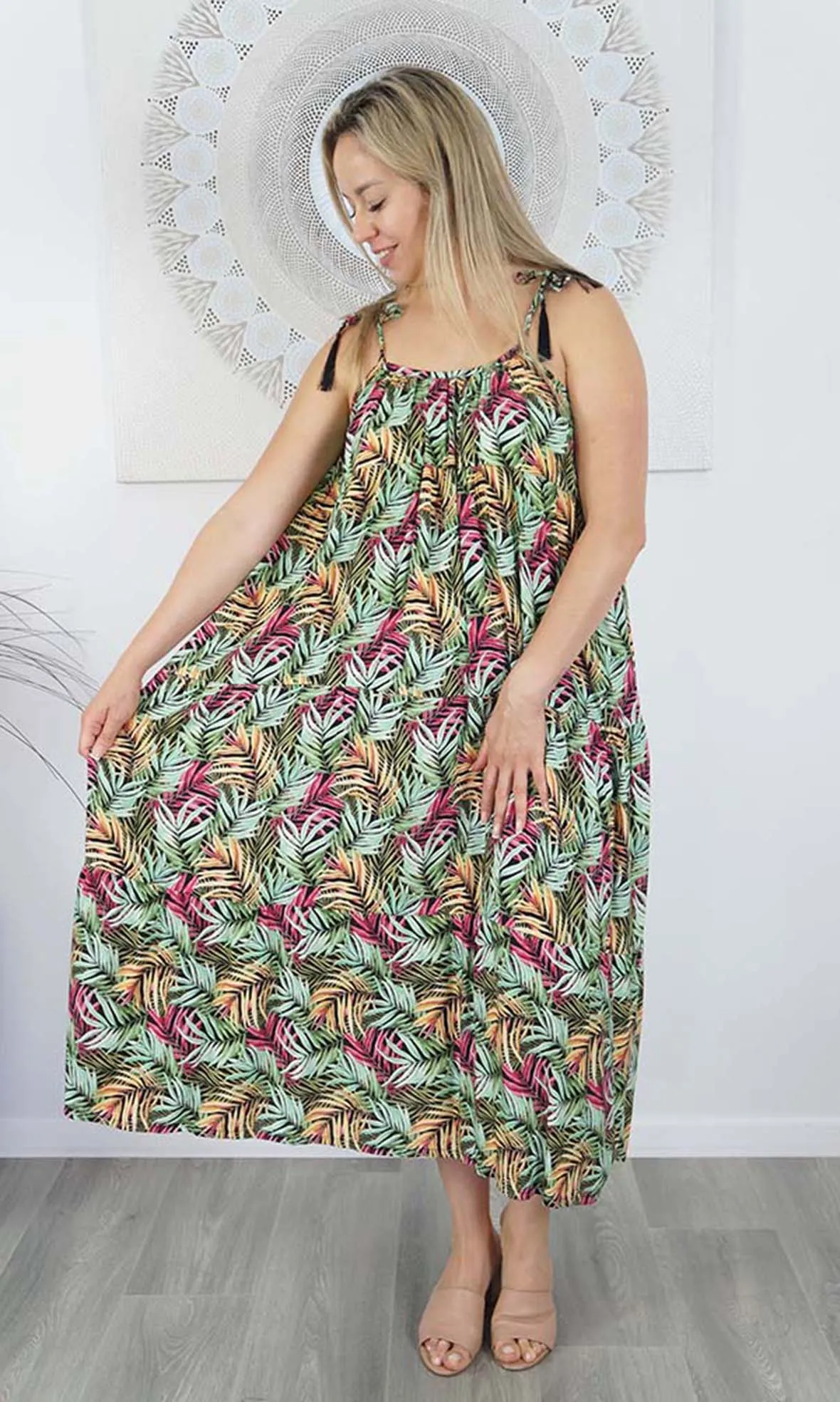 Rayon Dress Goa Lady Fern, More Colours