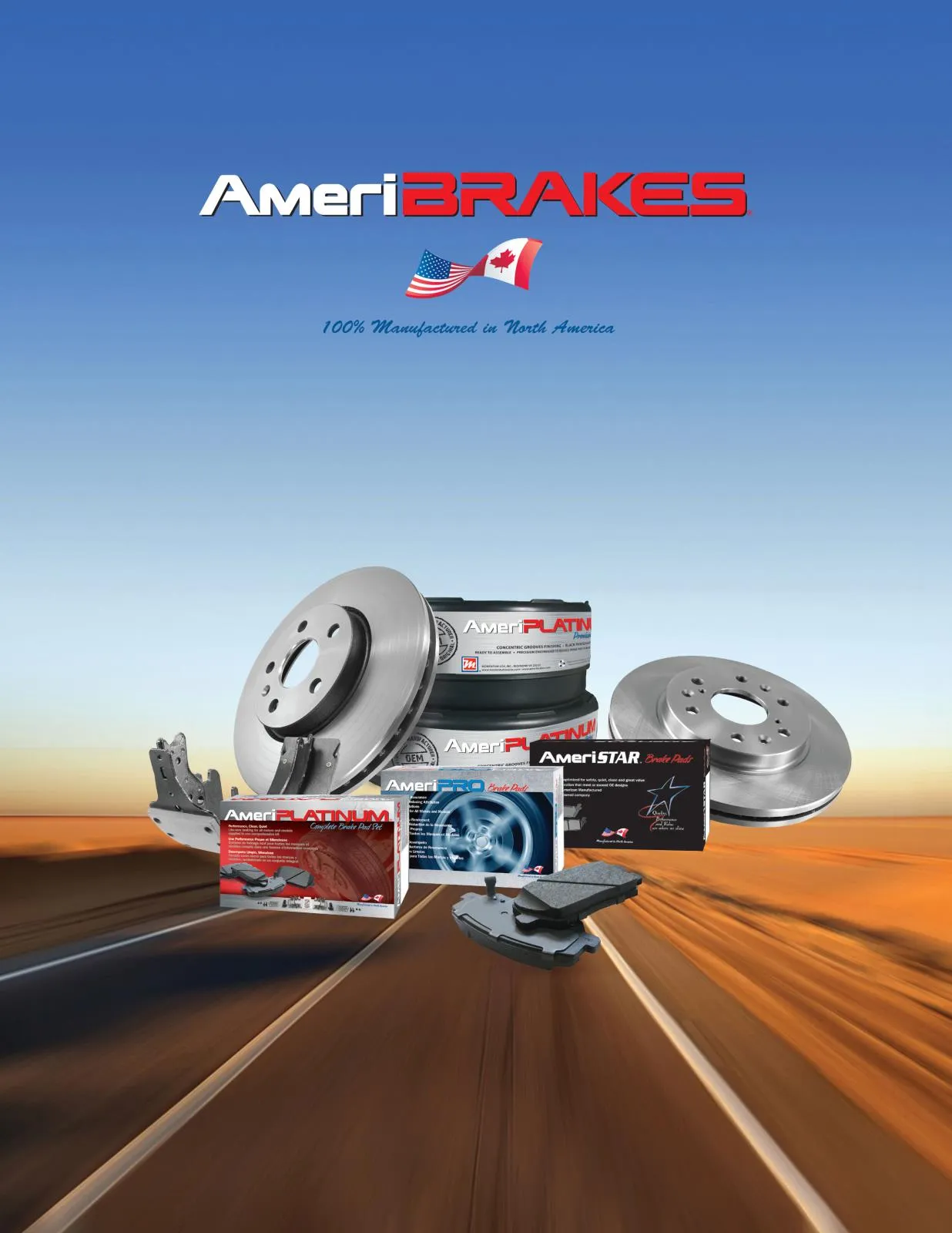 Rear Performance Brake Rotors Ceramic Pads Parking Shoes For Explorer 2002-2005