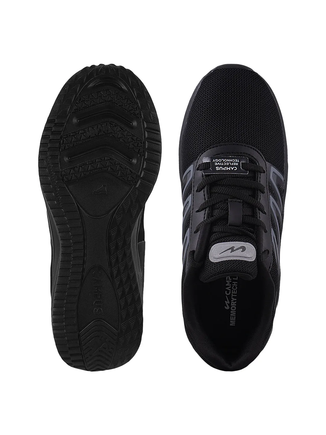 ROBE Black Men's Sports Shoes