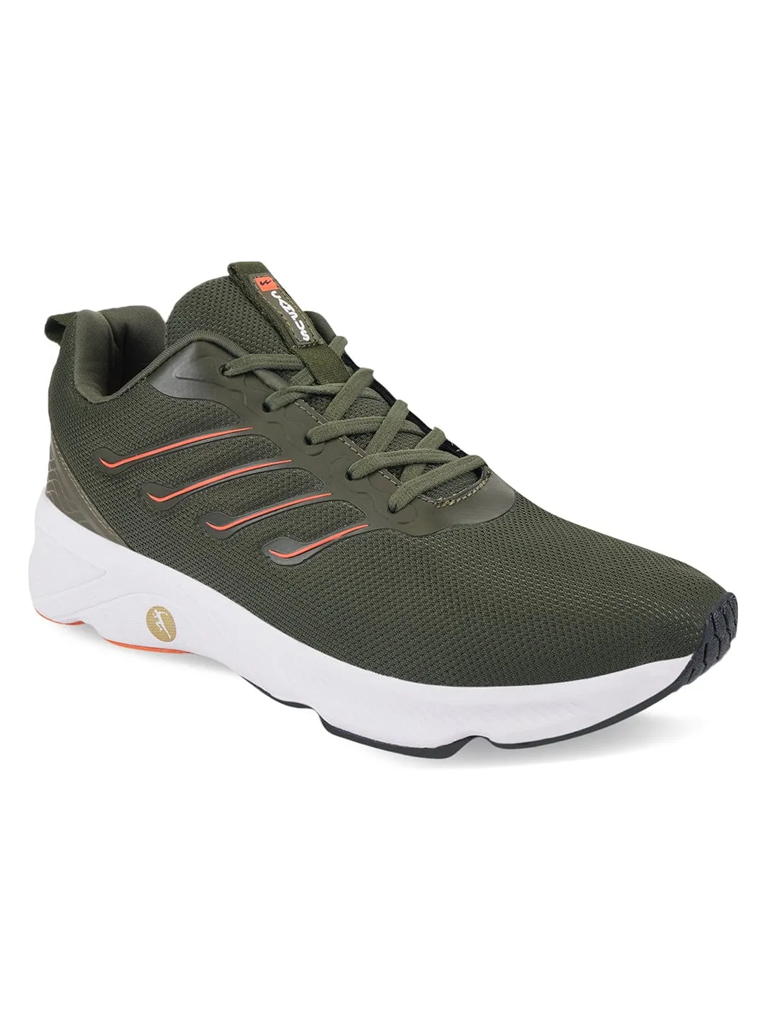 RUMBLE Green Men's Running Shoes