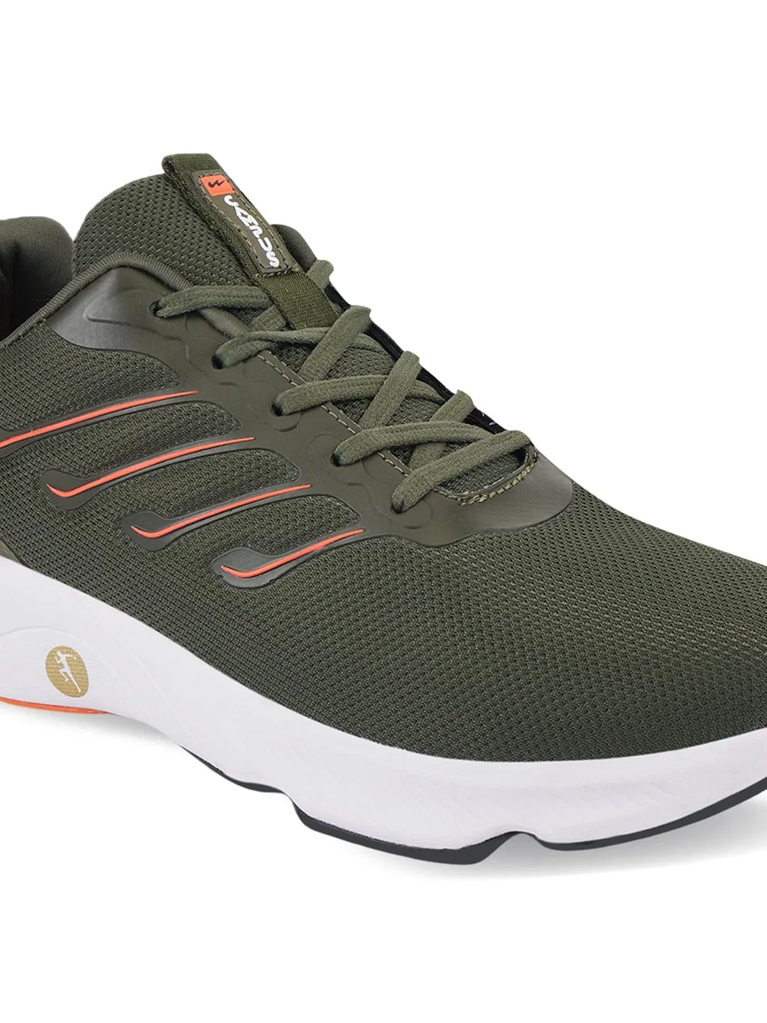 RUMBLE Green Men's Running Shoes