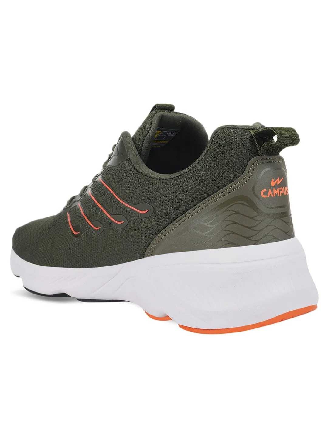 RUMBLE Green Men's Running Shoes