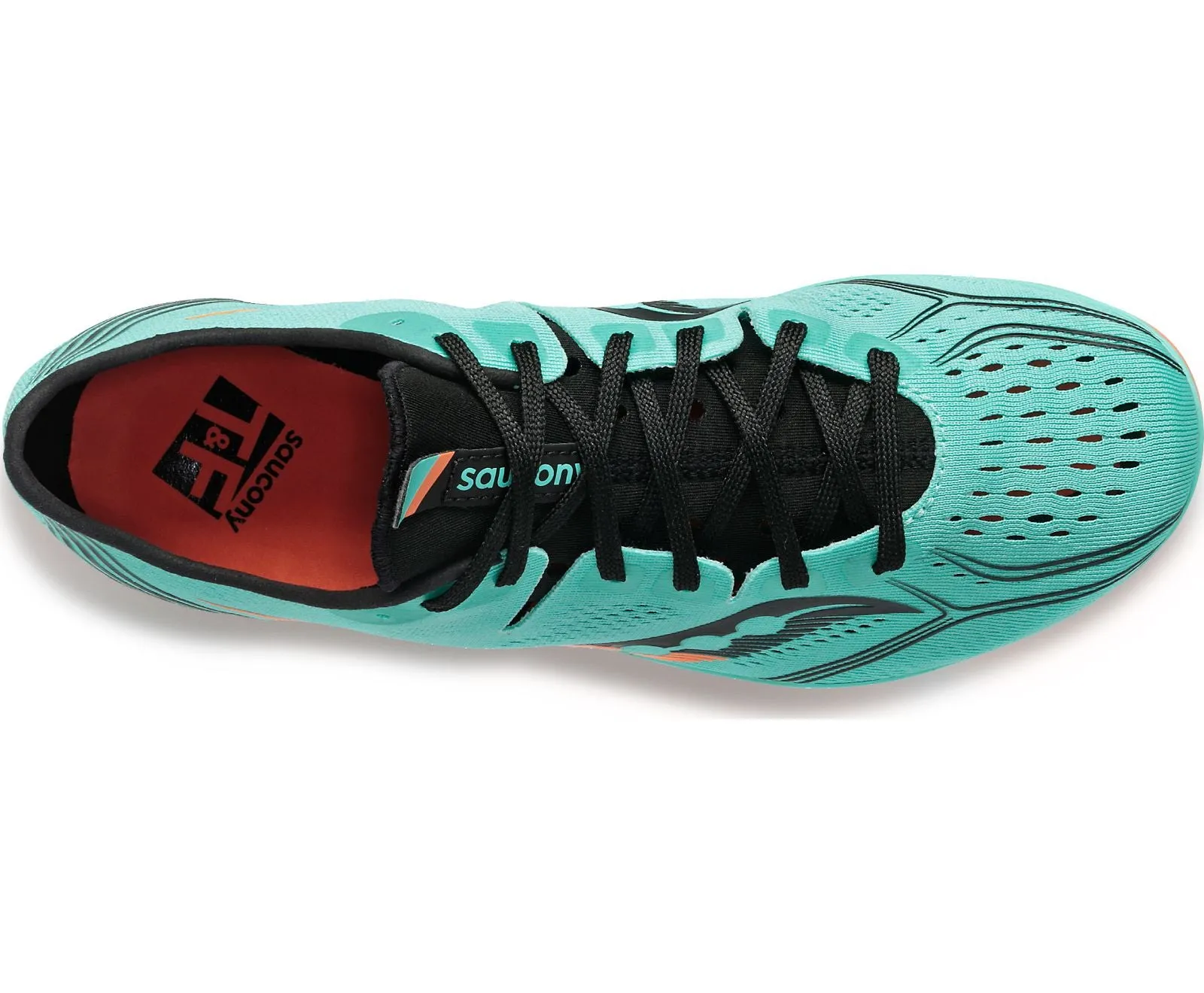 Saucony | Endorphin 3 | Track Spike | Men's | Cool Mint/Black