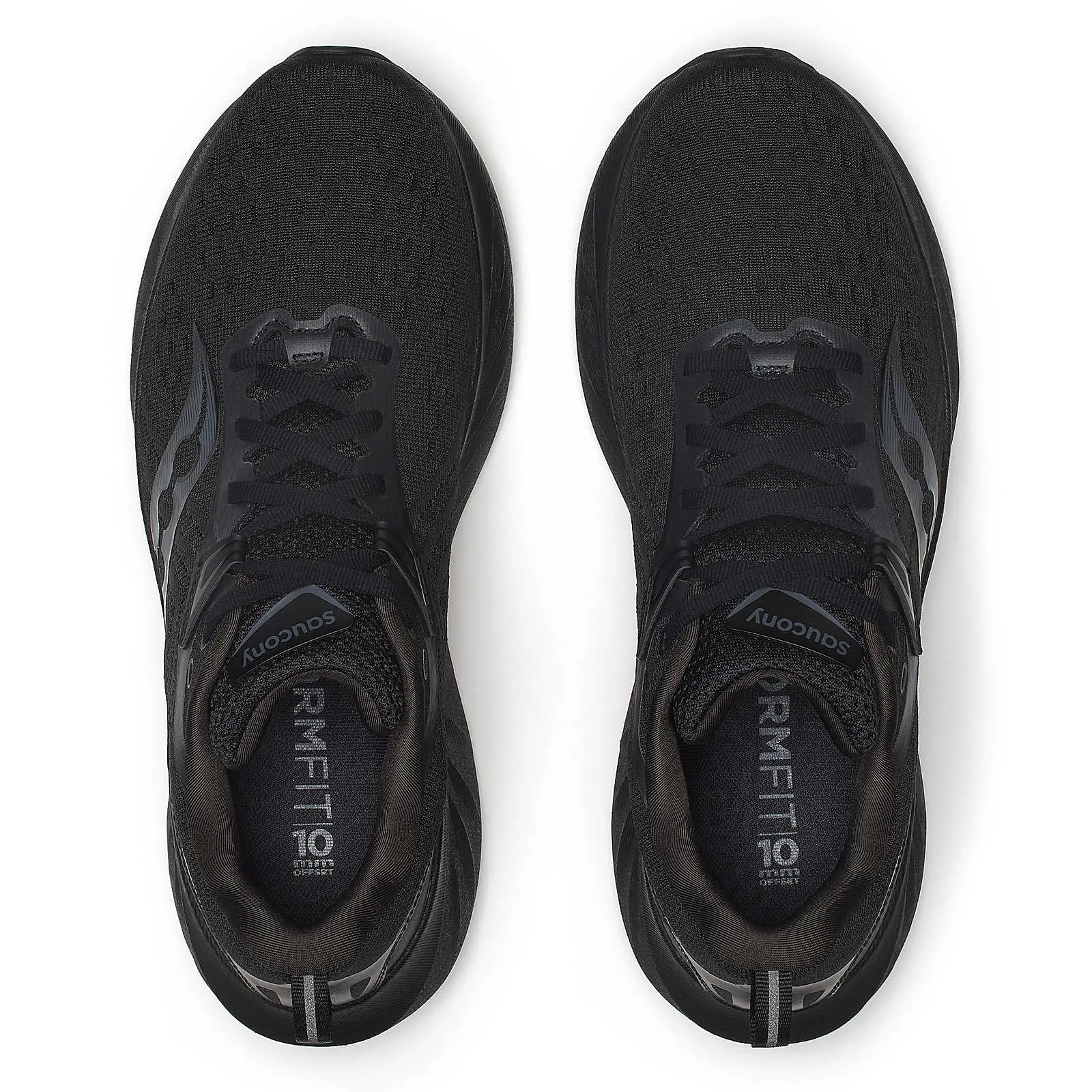 Saucony Men's Triumph 22 Running Shoes Triple Black