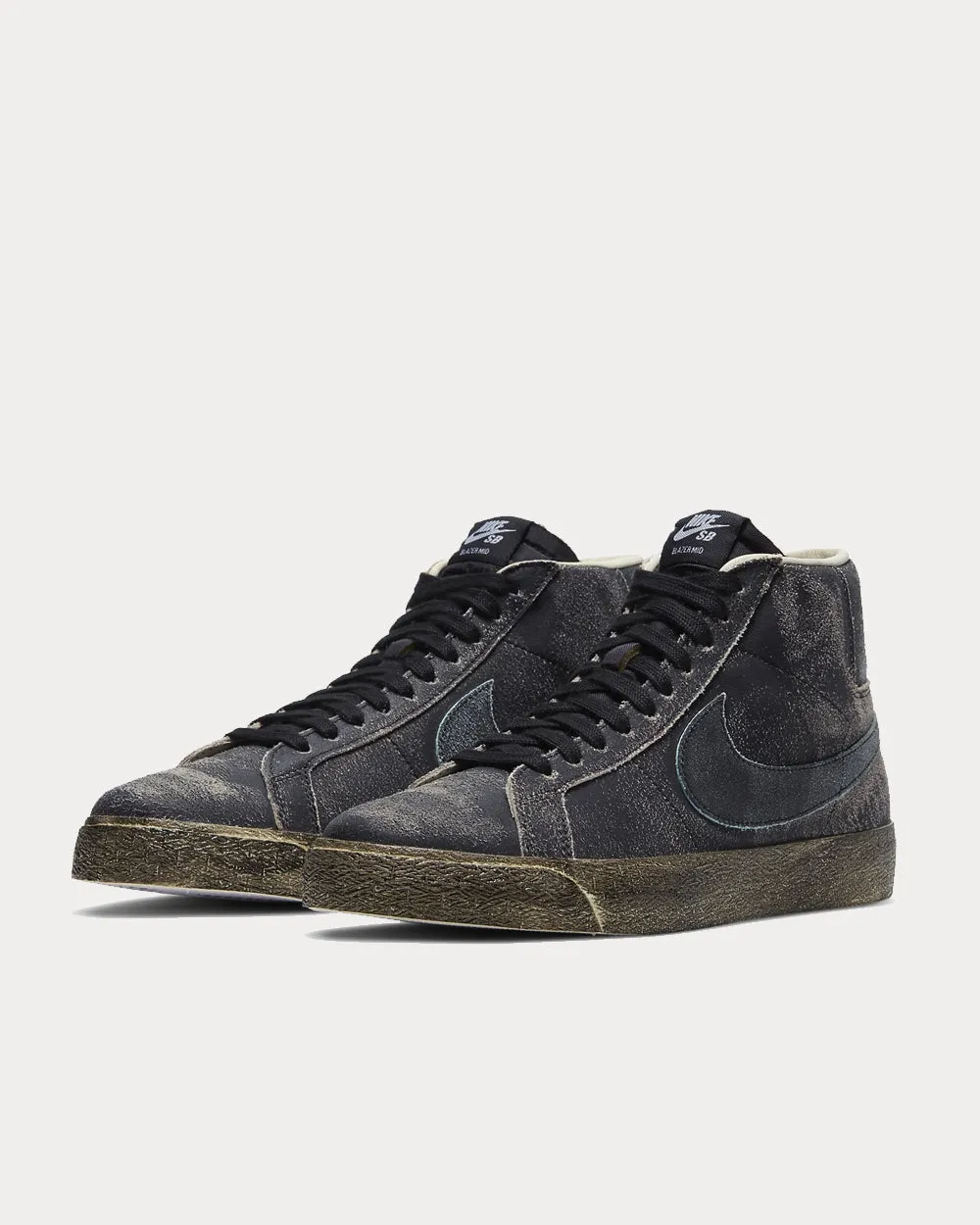 SB Zoom Blazer Mid Premium Black/Coconut Milk/Light Dew/Light Dew High Top Sneakers
