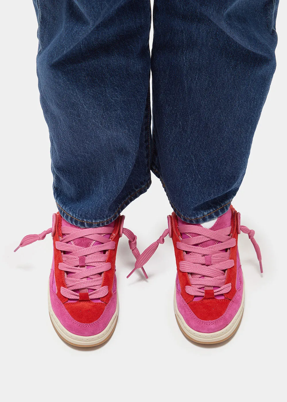 Skate Nylon Trainers - Fuchsia