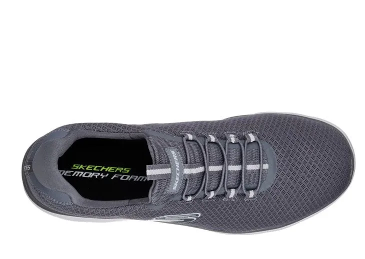 Skechers Mens Trainer Summits Charcoal