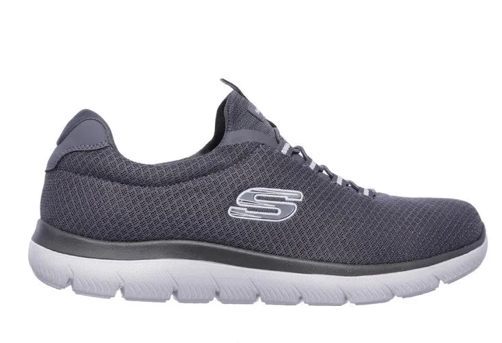 Skechers Mens Trainer Summits Charcoal