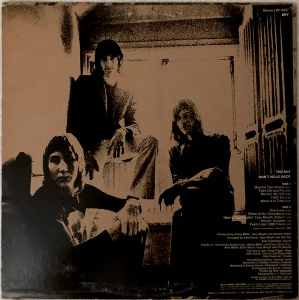 Sky (20) - Don't Hold Back (LP, Album, Hol) (NM or M-)