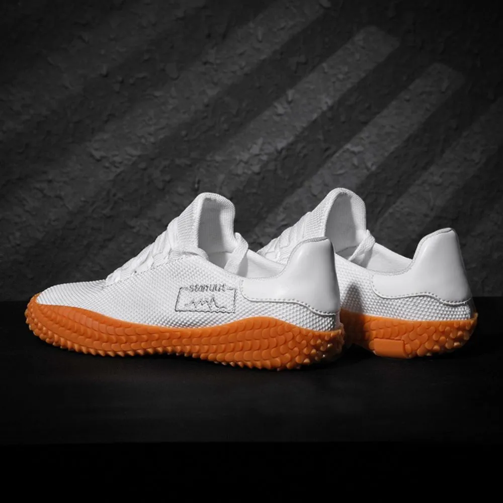 Sneakers Men's Barefoot Lightweight Shoes - White Size US10 = US44