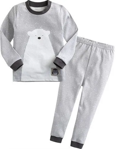 Snow Bear Long Sleeve Pajama