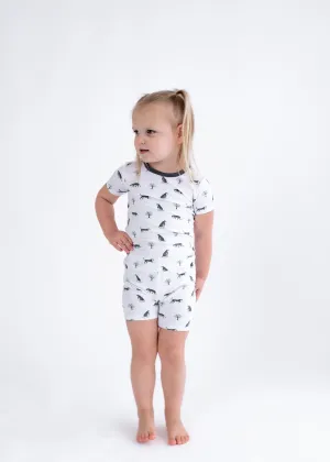Snow Leopard | Short Sleeve Pajamas