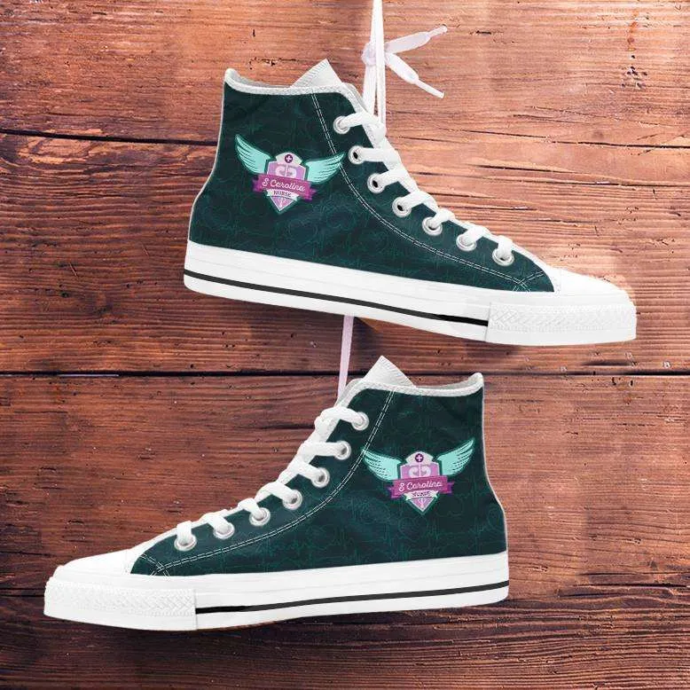 South Carolina Nurse Canvas High Top Shoes