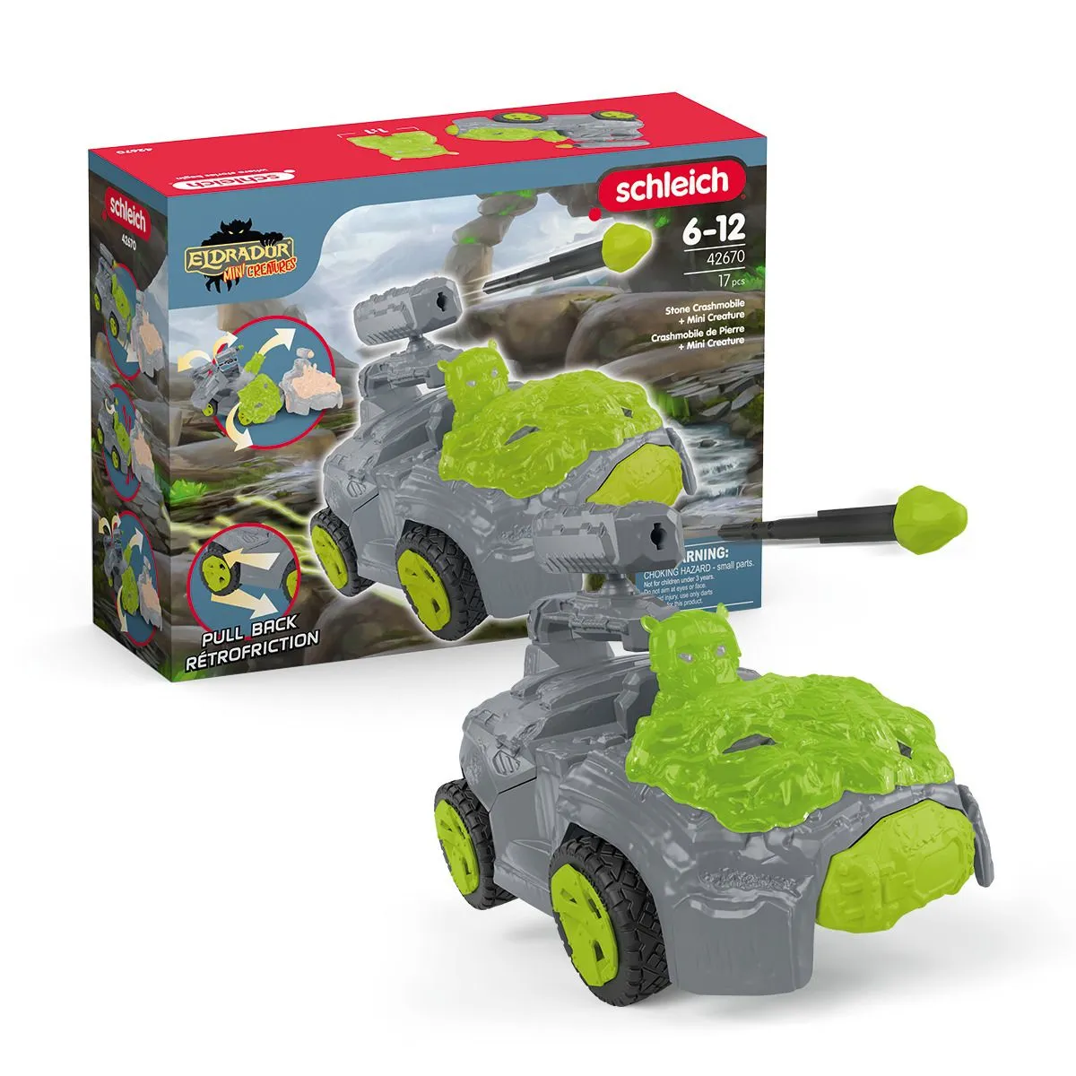 Stone CrashMobile with Mini Creature