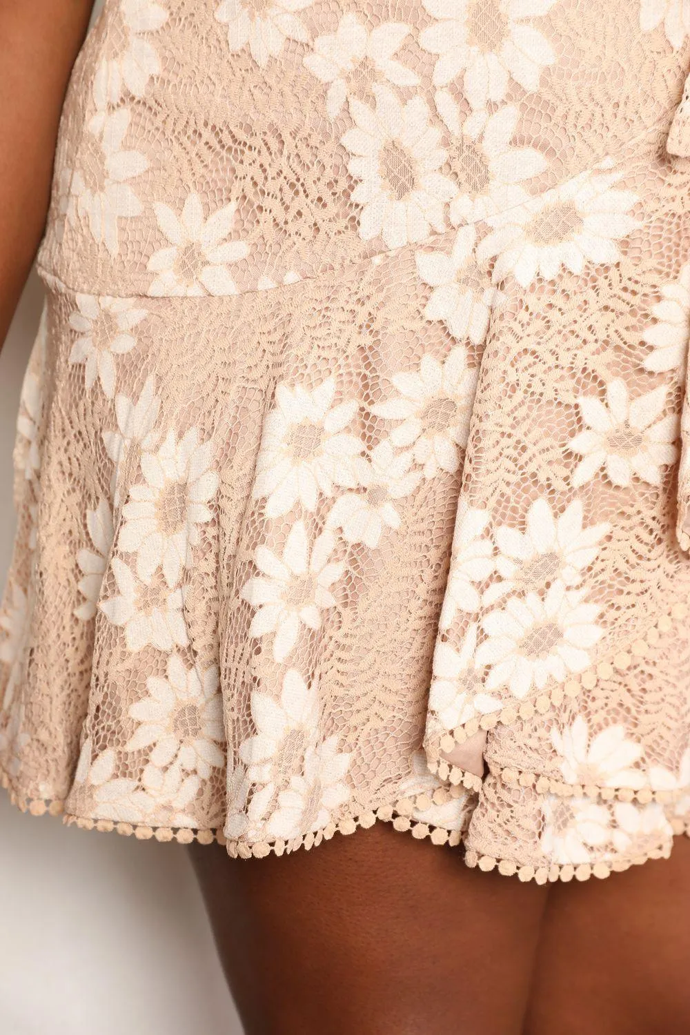 Tie-Waist Flutter Sleeve Dress