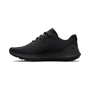 Under Armour Men's Surge 3, Black/Black, 9.5 Medium US