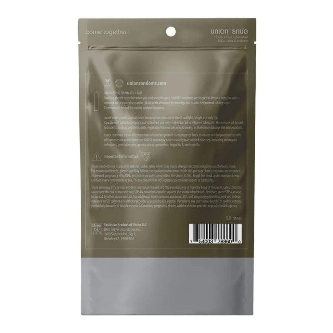 Union "Snug" Smaller Size Condoms