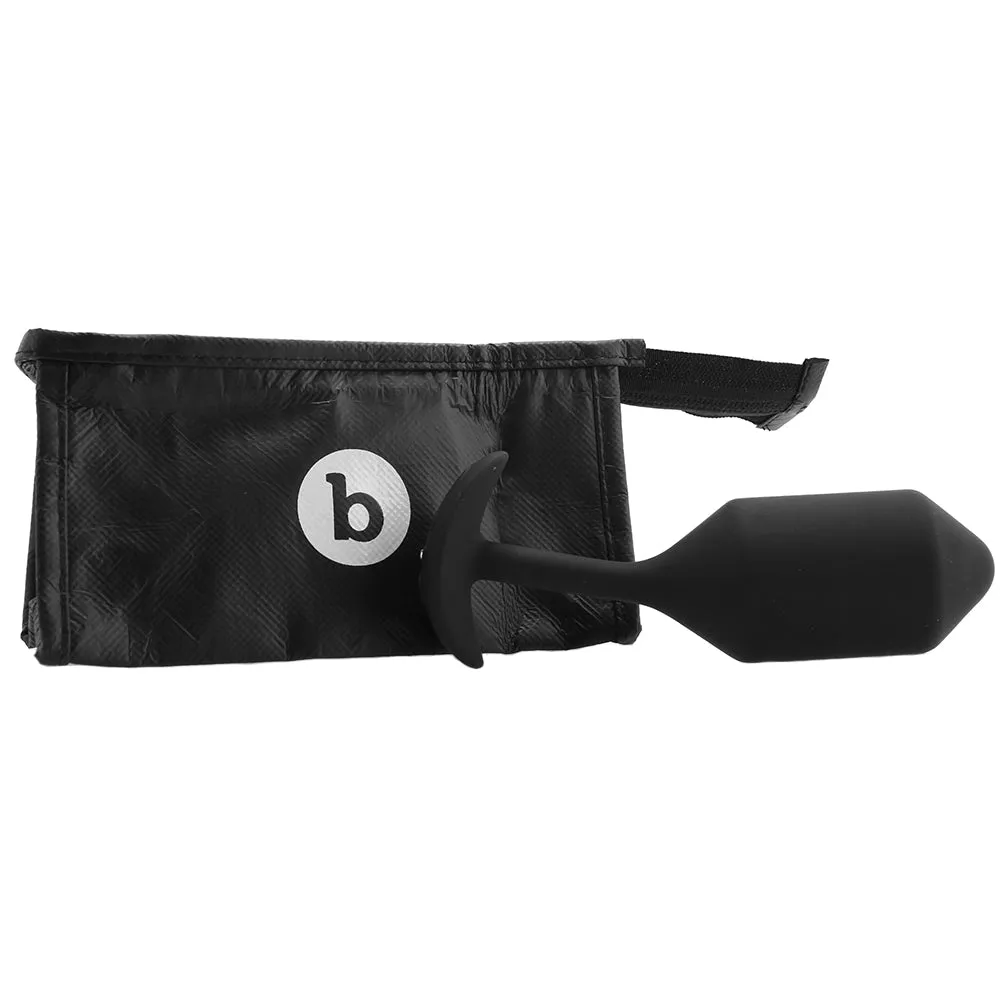 Vibrating Weighted Silicone Snug Plug