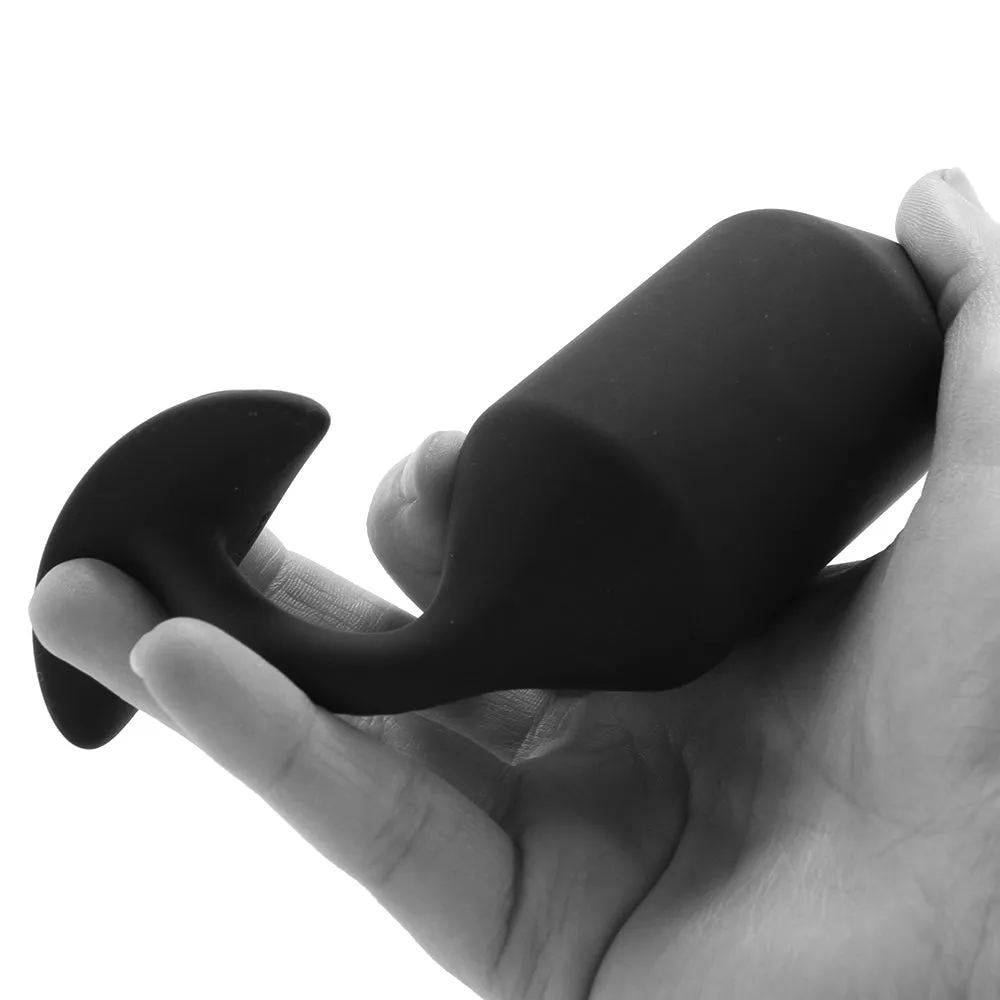Vibrating Weighted Silicone Snug Plug