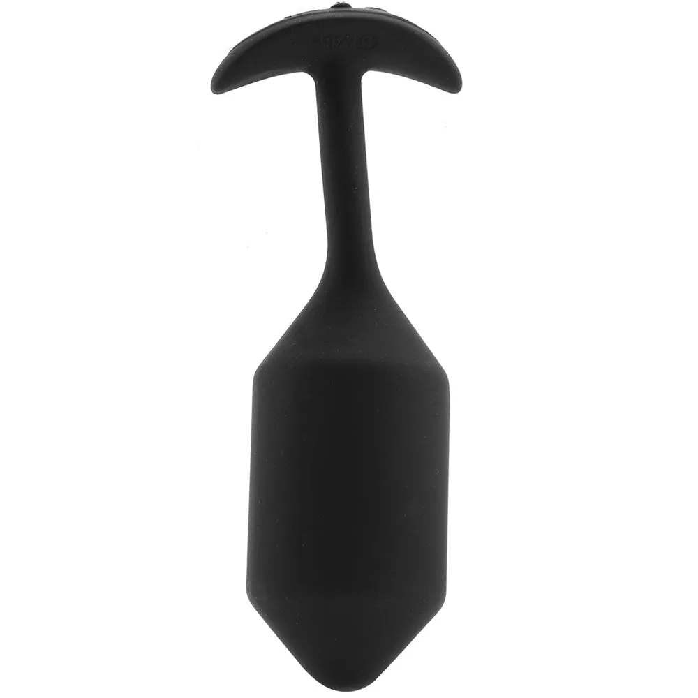 Vibrating Weighted Silicone Snug Plug