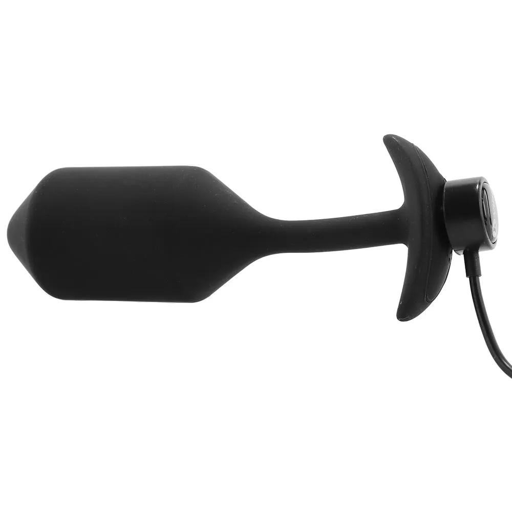 Vibrating Weighted Silicone Snug Plug