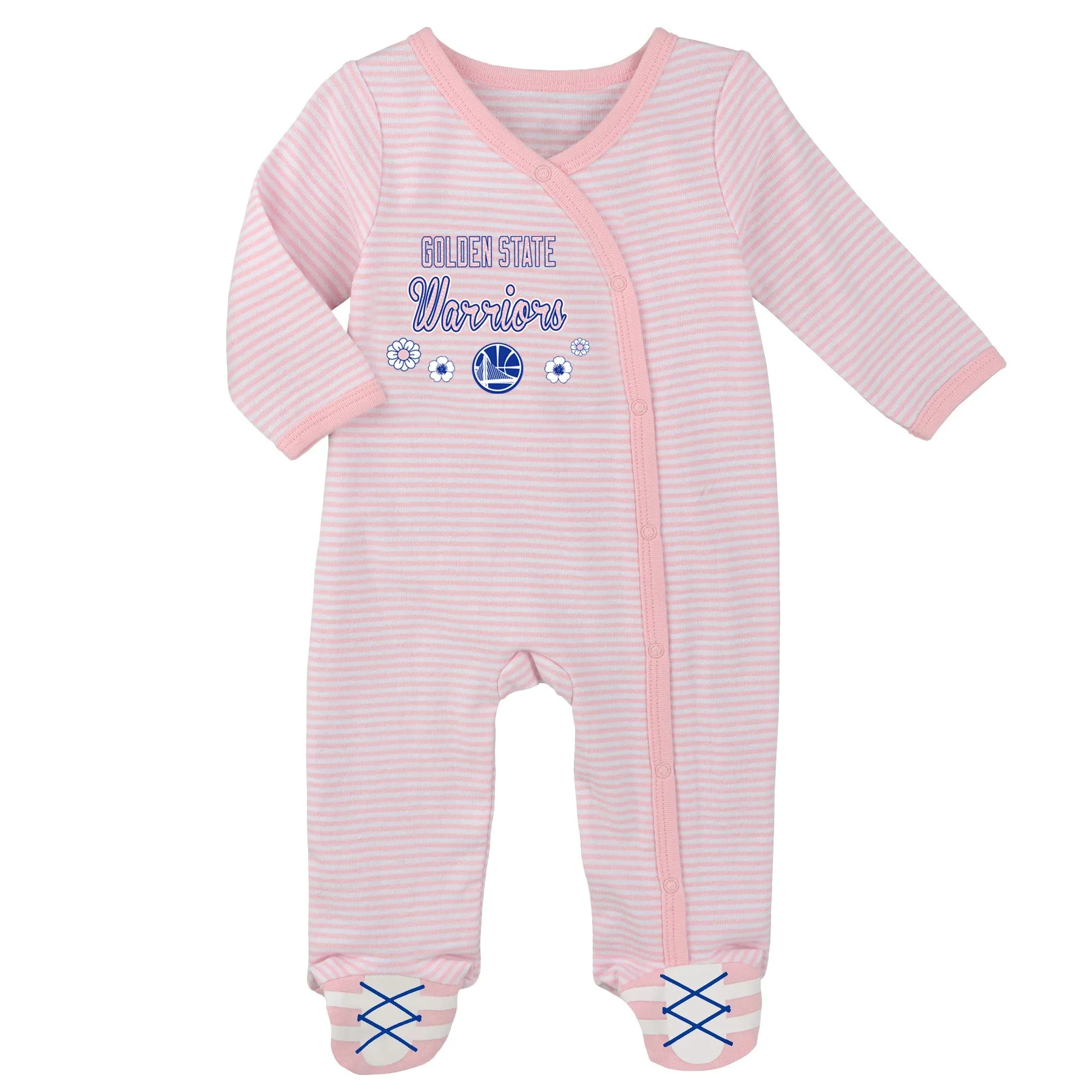 Warriors Girl Pink Infant Gameday Coveralls