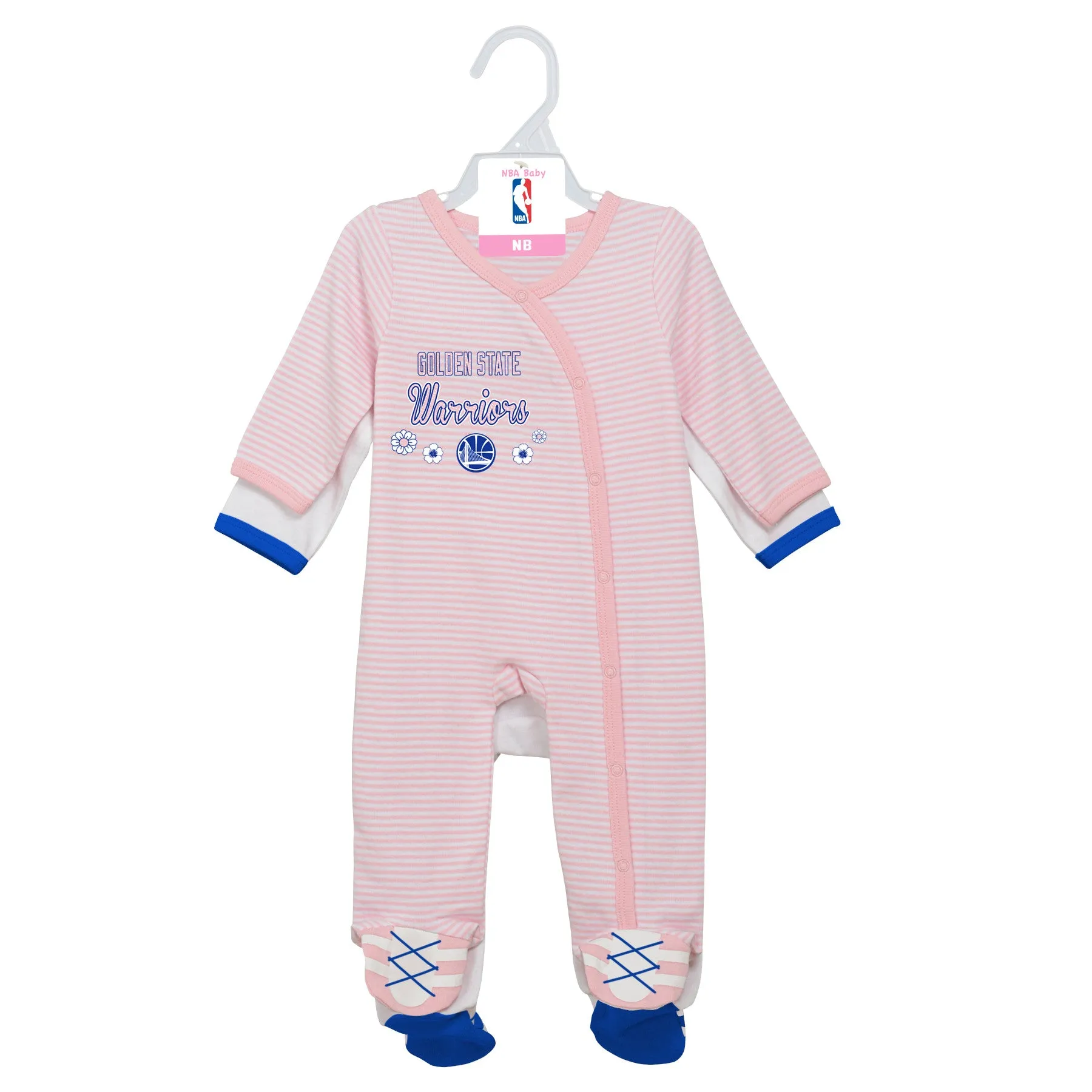 Warriors Girl Pink Infant Gameday Coveralls