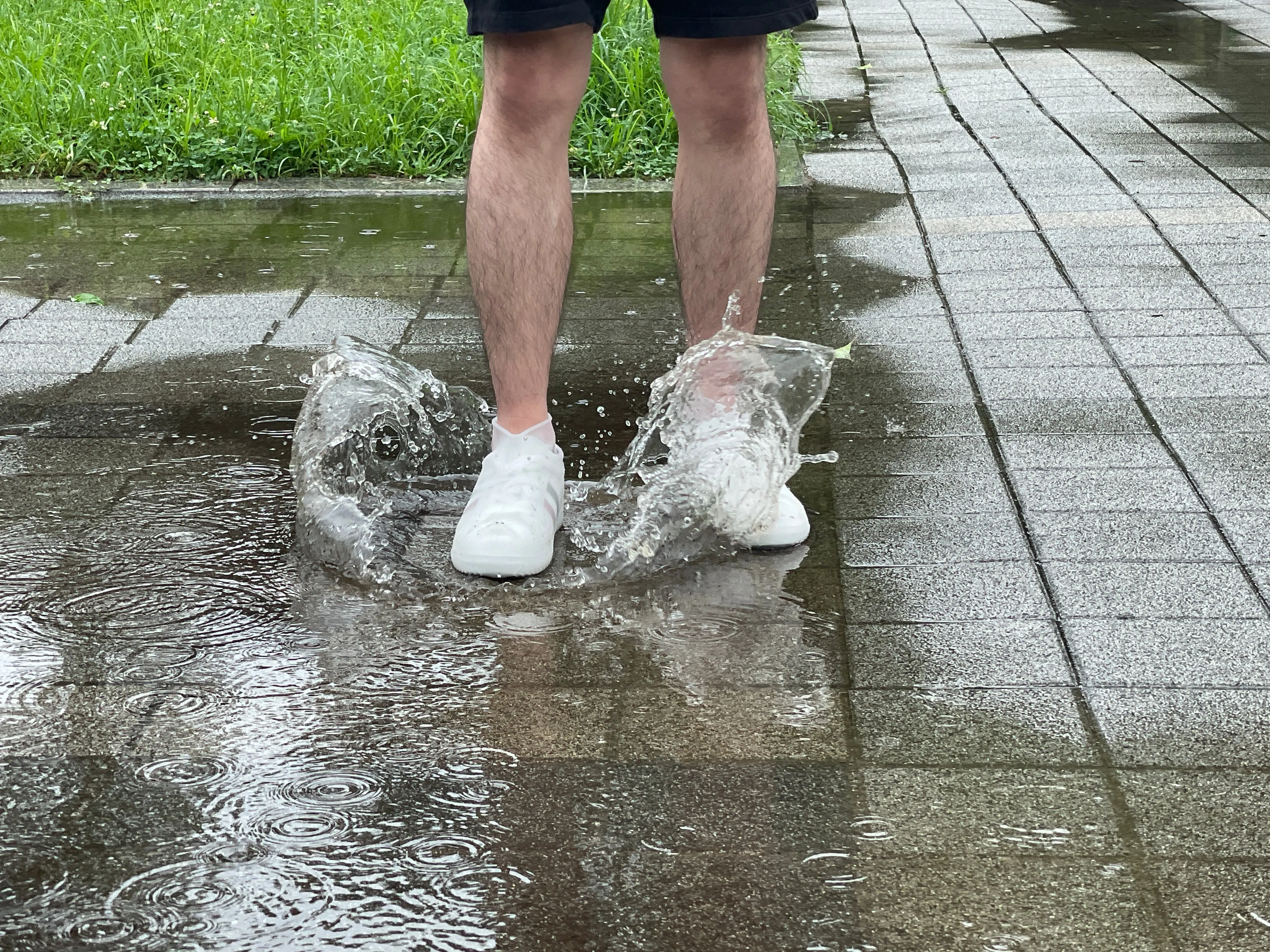 Waterproof Silicone Rubber Shoe Covers for Rain - 1 Pair