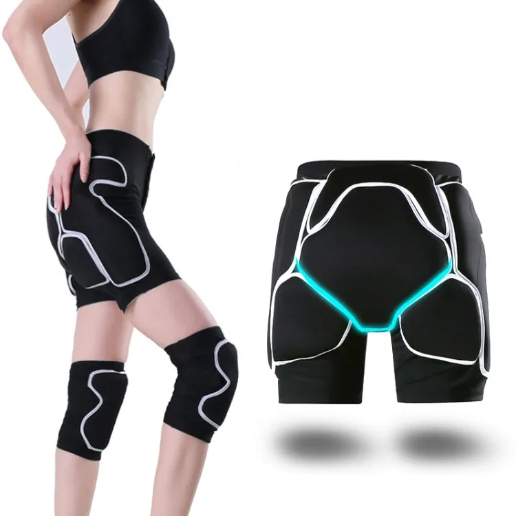 WEISOK Ski Pads Adult Roller Skating Hip Protector Protective Gear, Size: M (50-60kg)