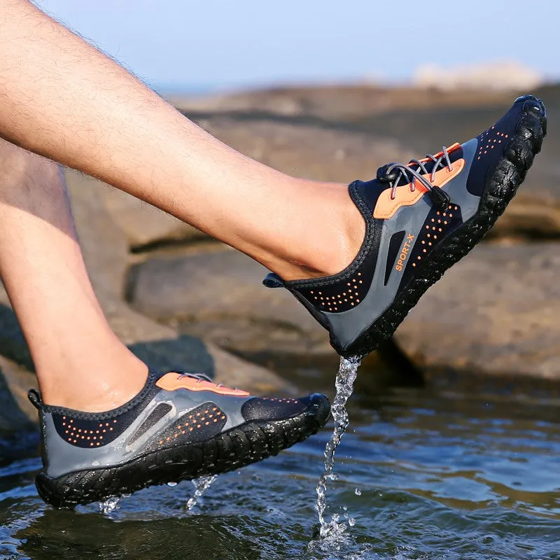 Women's breathable waterproof flat beach outdoor flat shoes