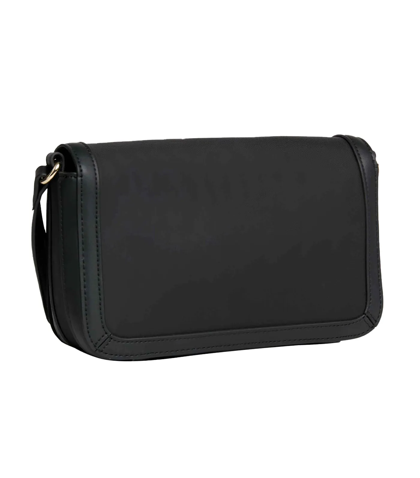 Women's Essential Flap Crossover Bag Black