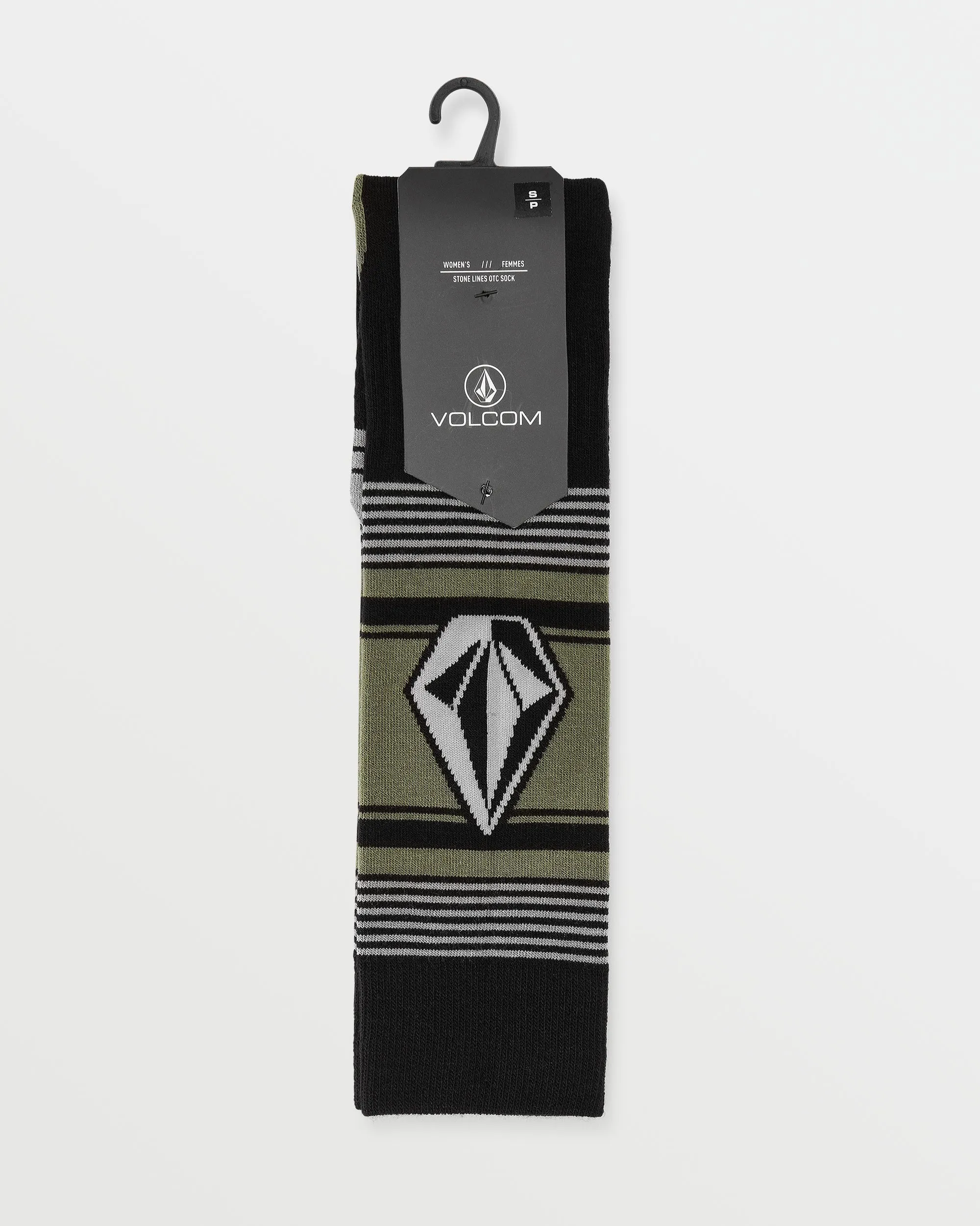 Womens Stone Lines Otc Sock - Lichen Green