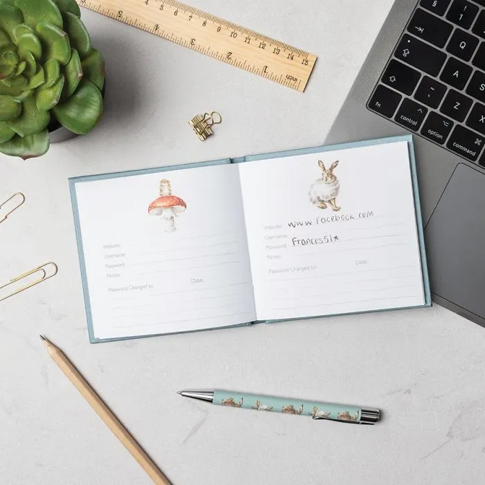 Wrendale Snug as a Cub Fox Password Book
